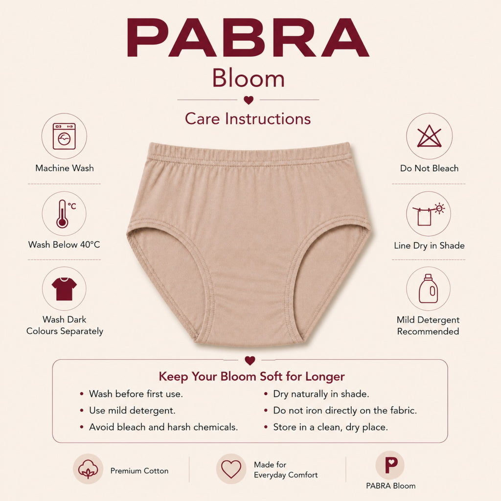 PABRA Bloom Cotton Panty (3 Pieces Combo)