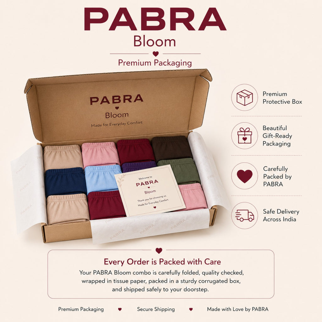 PABRA Bloom Cotton Panty (12 Pieces Combo)