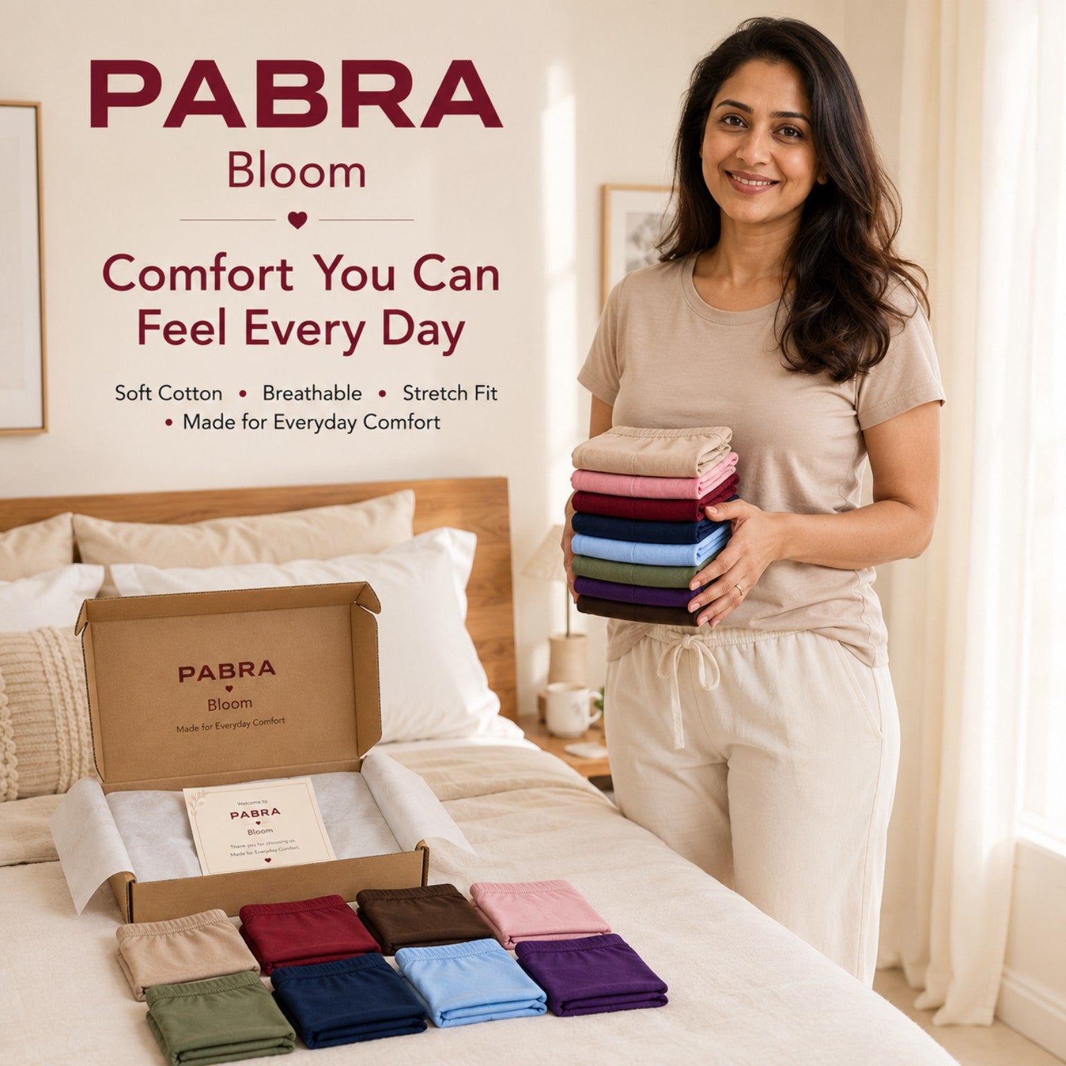 PABRA Bloom Cotton Panty (3 Pieces Combo)