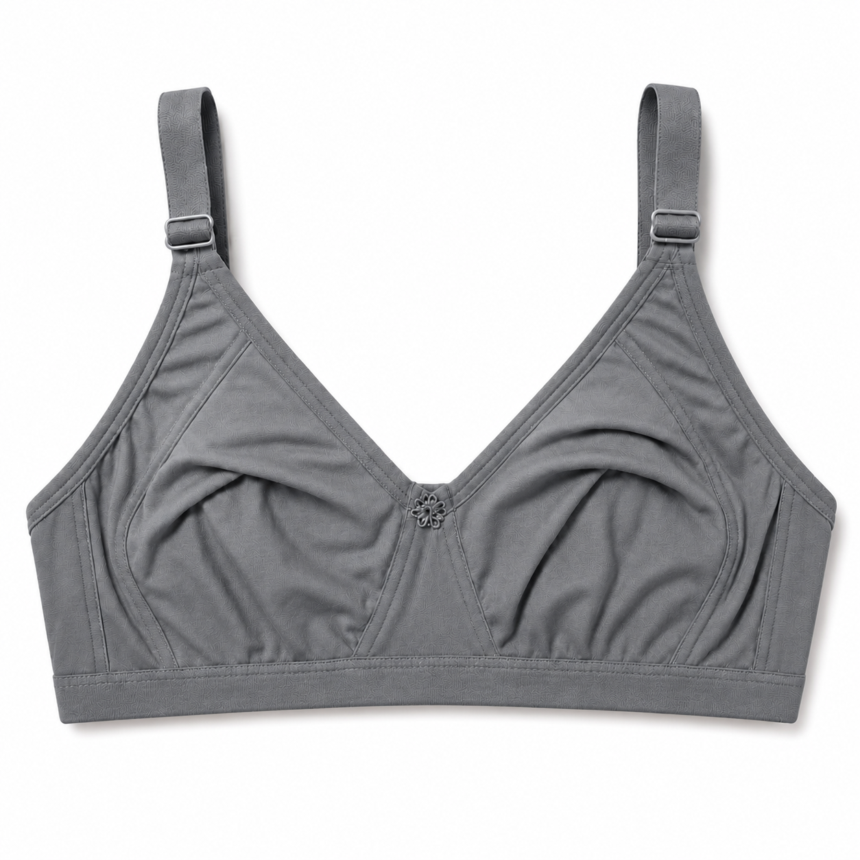 PABRA Heaven Cotton Bra Combo Pack of 3 | D & E Cup | 3-Hook Full Support Wireless Bra