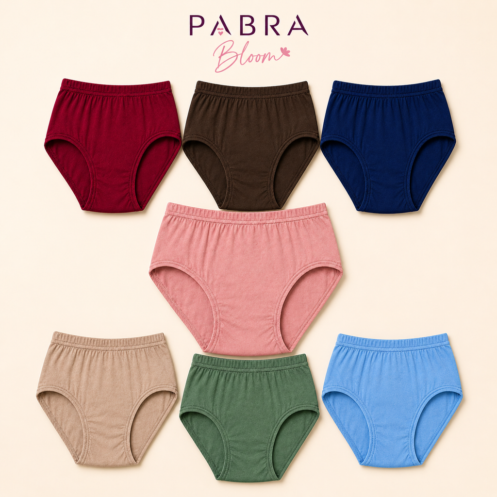 PABRA™ ബ്ലൂം 7-ഡേ കോട്ടൺ പാന്റി പാക്ക് – നിങ്ങളുടെ വാർഡ്രോബ് പൂർണ്ണമായി പുതുക്കൂ