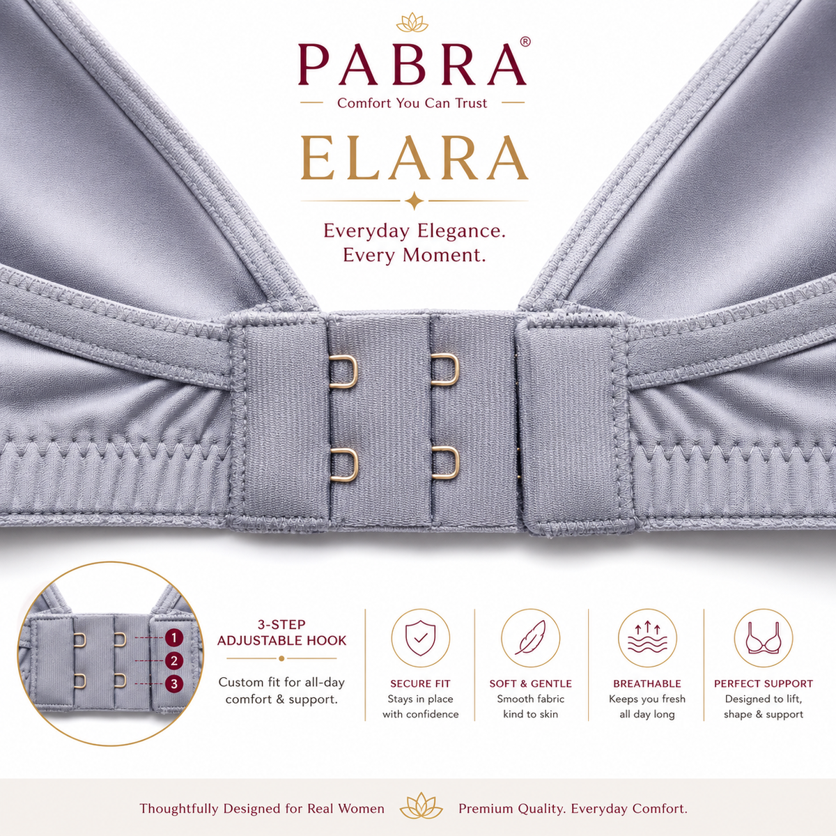 PABRA Elara Cotton Lycra Padded Bra (1 PC)