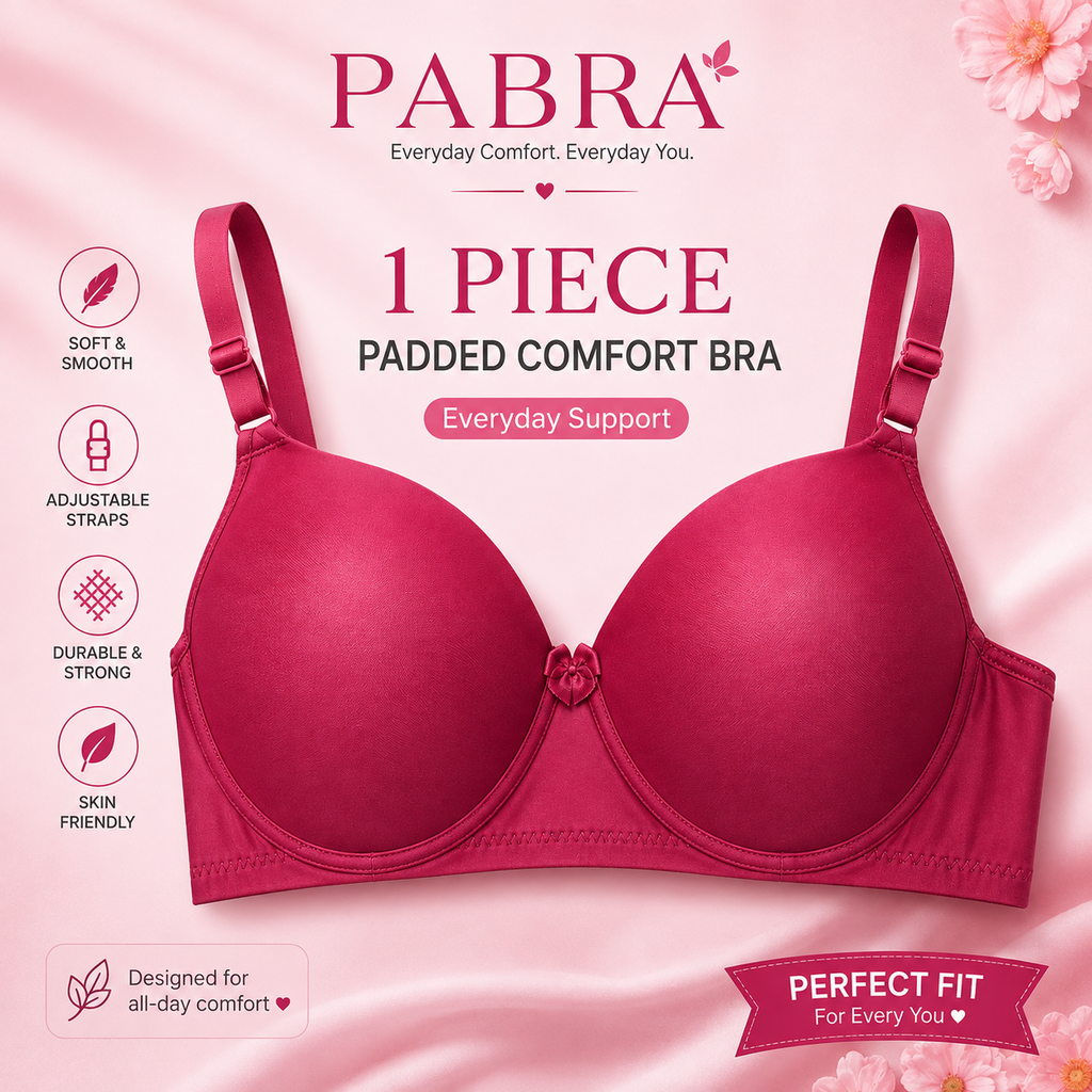 PABRA Elara Cotton Lycra Padded Bra (1 PC)