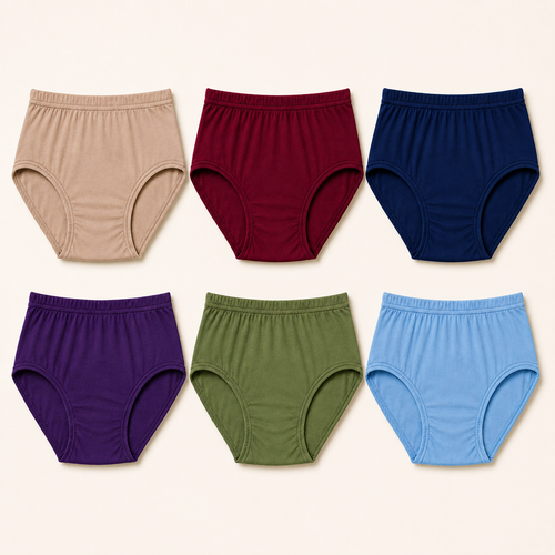 PABRA Bloom Cotton Panty (6 Pieces Combo)