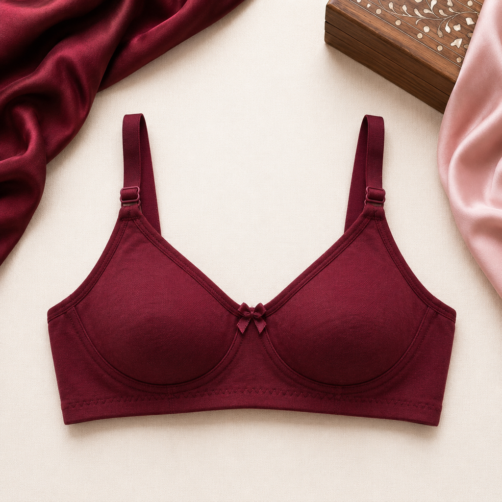 PABRA Luna™ | 3 Pieces Stretch Cotton Bra Combo Pack | Soft Everyday Comfort