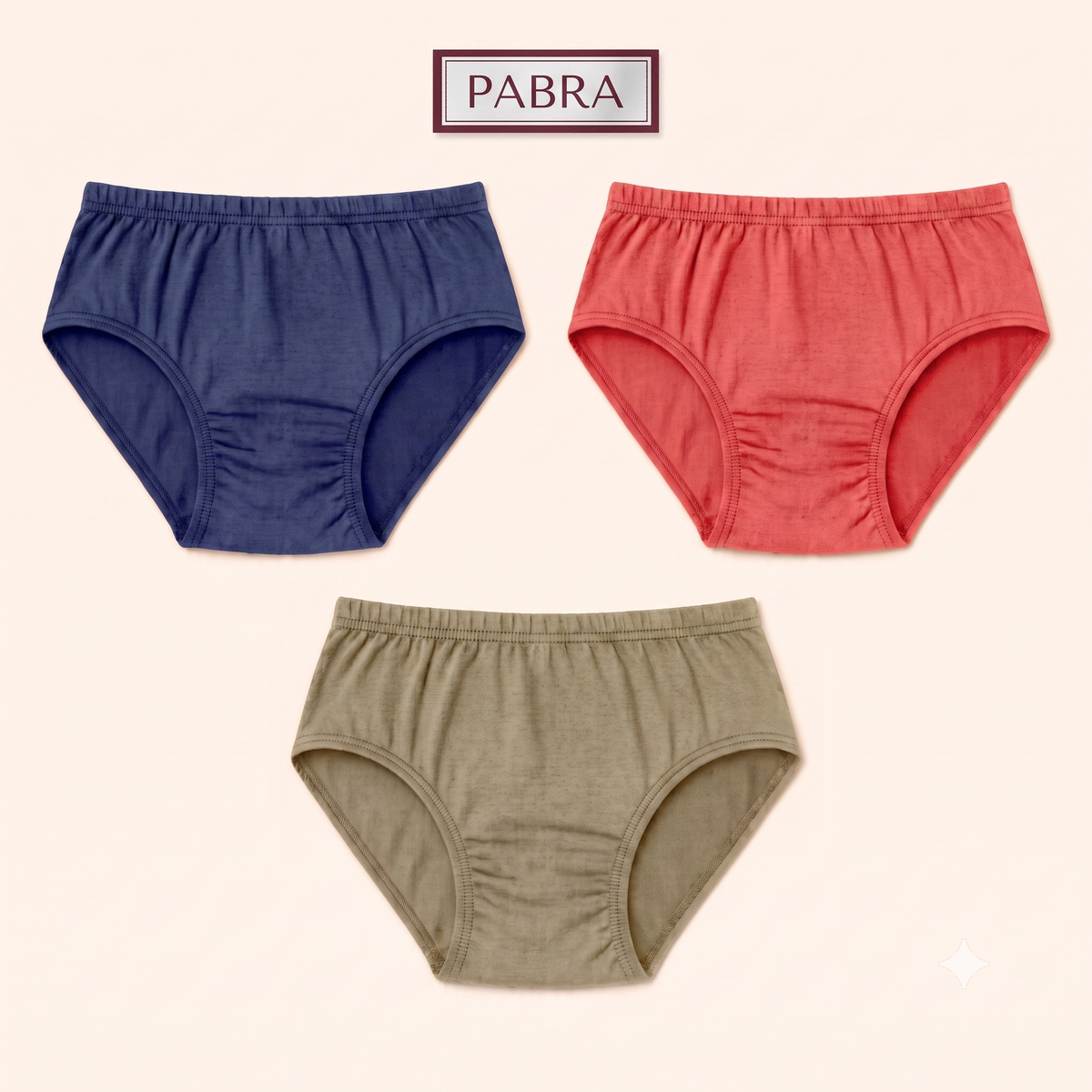 PABRA Bloom Pure Combed Cotton Panties (Combo Pack)