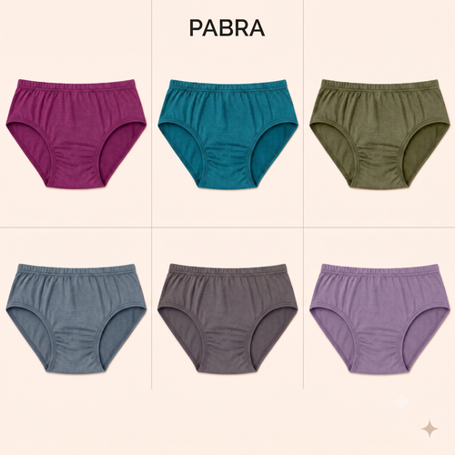 PABRA Bloom Pure Combed Cotton Panties (Combo Pack)